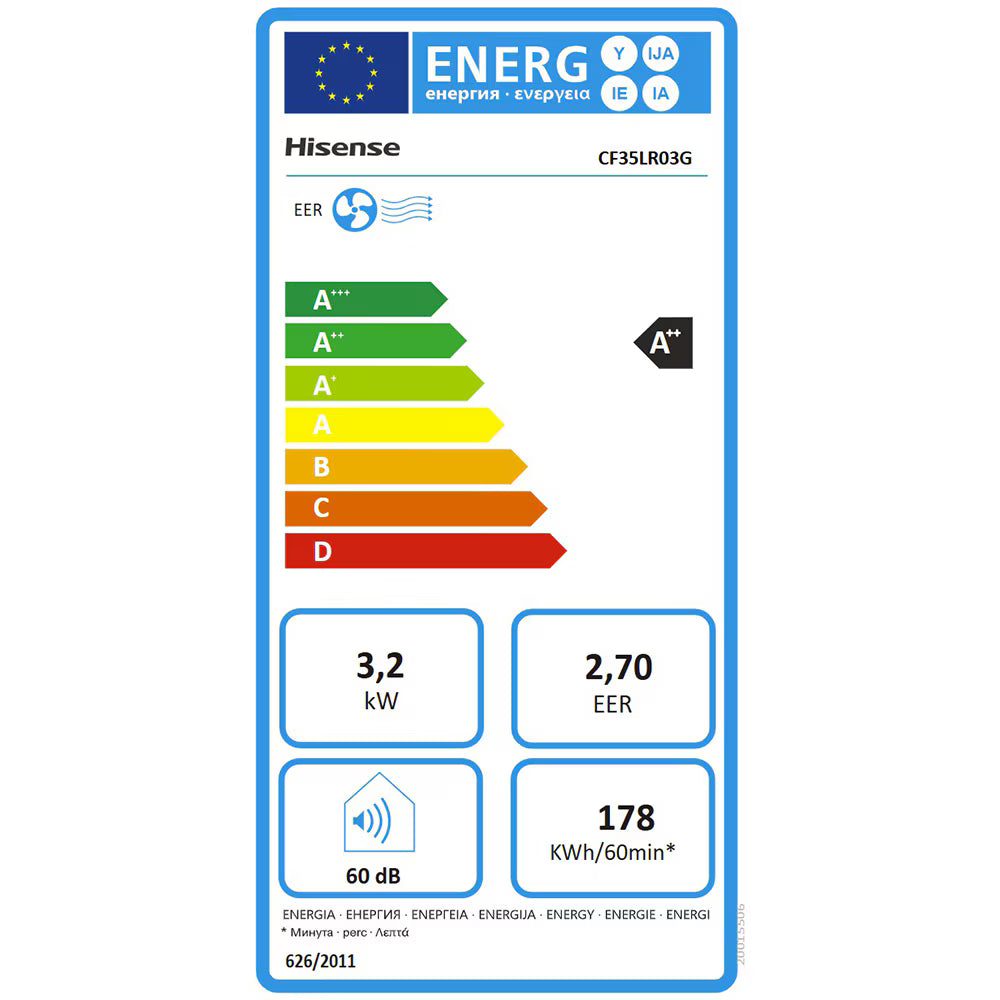 Hisense Hi-Smart — 3,5 kW Split-Klimaanlage